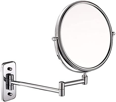KARFRI 8-inch 10X Magnifying Wall-Mounted Vanity Mirror
