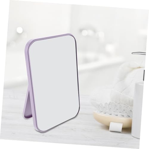 WRITWAA 2pcs Portable Makeup Mirror with Stand