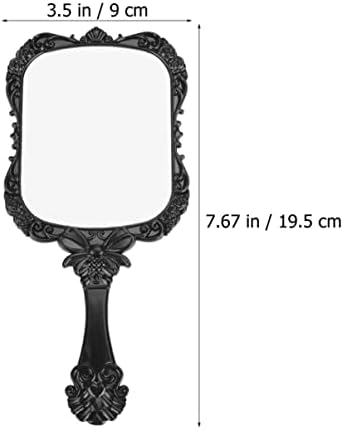 VINTORKY 2Pcs Handle Beauty Mirror Portable Travel