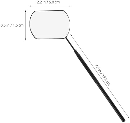 BESTYASH Stainless Steel Eyelash Mirror with Handheld Design