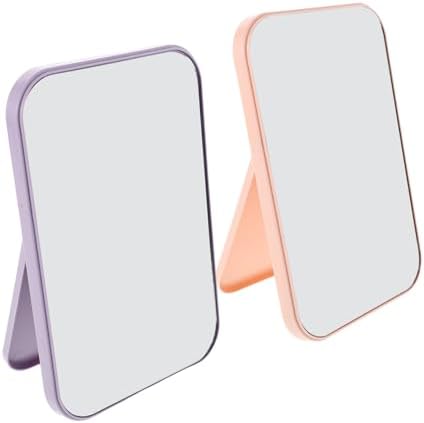 Ipetboom 2pcs Portable Makeup Mirror