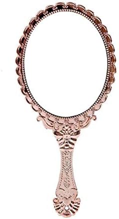 HASMI Gold Vanity Mirror Compact Handheld Makeup Mirror