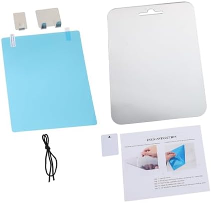 Fogless Portable LED Mirror Set for Bathroom Shaving and Makeup