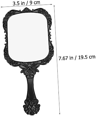 MERRYHAPY 2Pcs Handle Makeup Mirror for Travel and Home Use