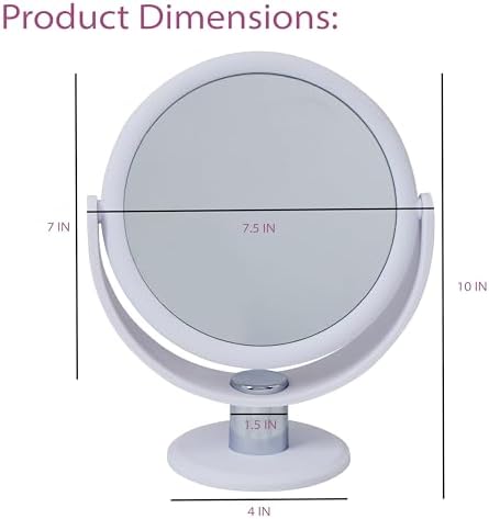 Bath Bliss Dual Sided 10X Magnification Vanity Mirror 1