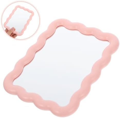 FONDOTIN Portable Wave Shaped Vanity Mirror
