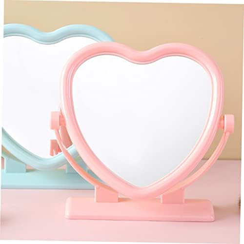 Didiseaon Heart Shaped Double-Sided Makeup Mirror 1