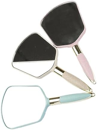 VALICLUD Wall Mounted Handheld Mirror with Ergonomic Handle