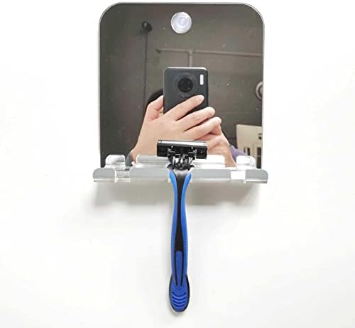 Portable Shaving Mirror with Hook and Suction