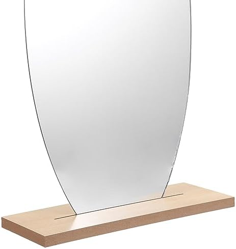 Cute Irregular Desk Mirror with Sturdy Stand