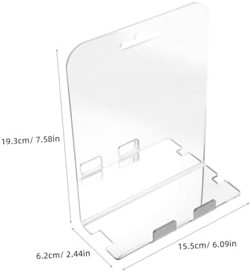 Fogless Shower Mirror with Shelf and Hooks