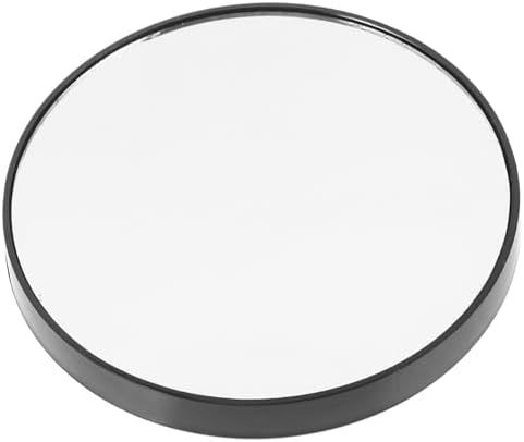 OUNONA 10x Magnifying Mirror with Suction Cups Black