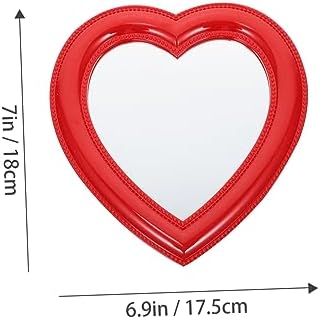 VALICLUD Heart Shaped Makeup Mirror 1