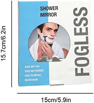 Anti-Fog Acrylic Mirror Shatterproof Round