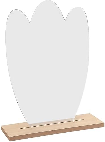 Cute Irregular Desk Mirror with Sturdy Stand