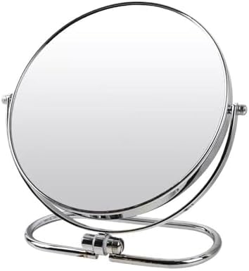 Luxury Wall-Mounted Makeup Mirror with HD Silver Plating