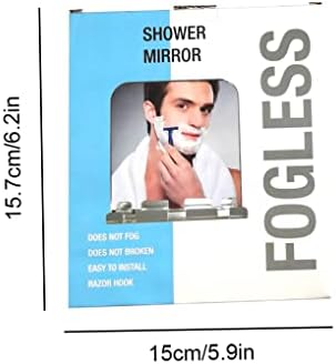 CurcKua Anti-Fog Shatterproof Acrylic Mirror