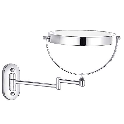 Nicesail 8-Inch LED Wall Makeup Mirror with 7X Magnification
