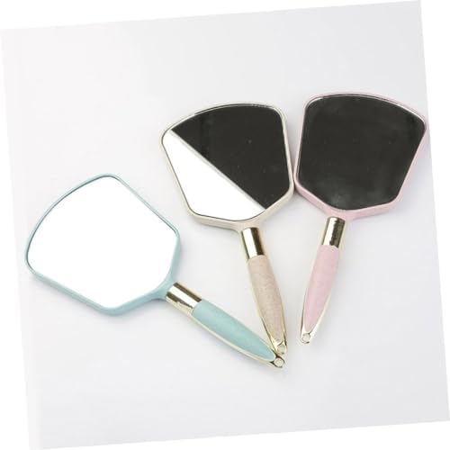 VALICLUD Wall Mounted Handheld Mirror with Ergonomic Handle