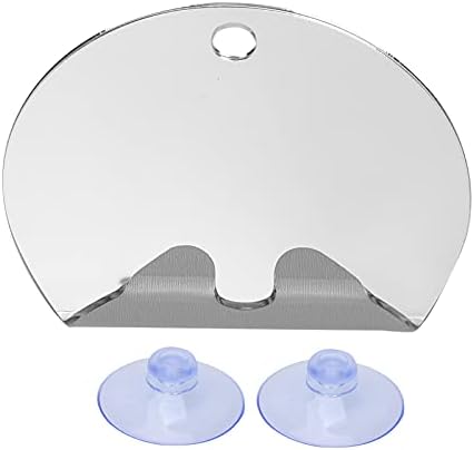 Fogless Round Mirror with Suction Hook for Shaving and Makeup