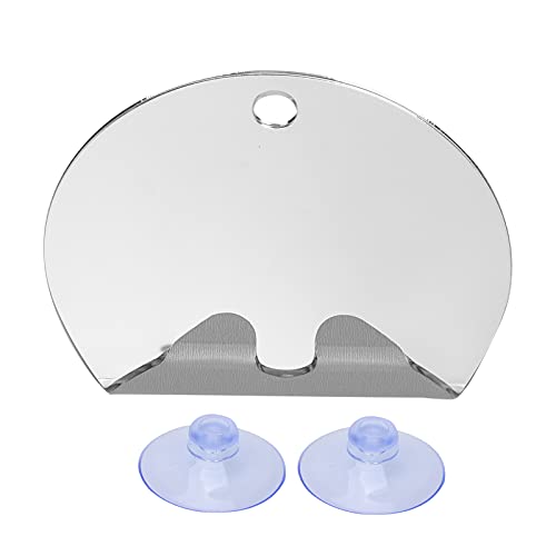 Dioche Fogless Round Shower Mirror with Suction Cup
