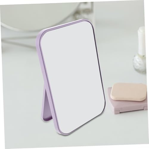 2pcs Lightweight Freestanding Vanity Mirror for Desk and Travel Use 1