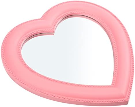 DOITOOL Heart Shape Standing Mountable Mirror Dual-Purpose Makeup
