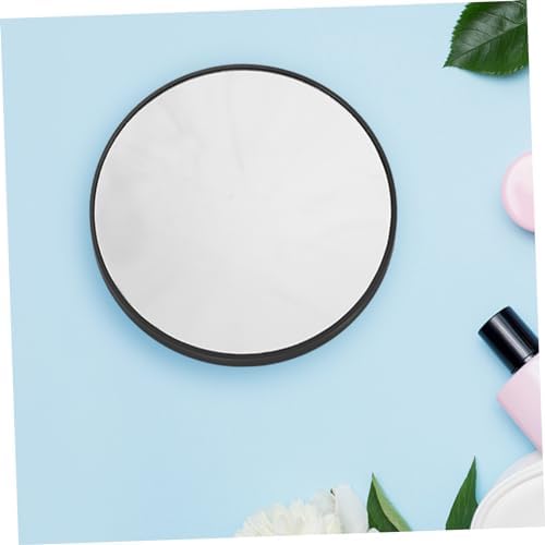 OUNONA 10x Magnifying Mirror with Suction Cups Black