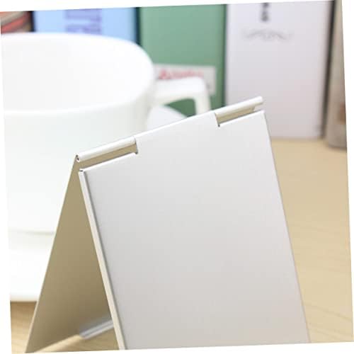 BESTYASH 2pcs Ultra Thin Aluminum Makeup Mirrors