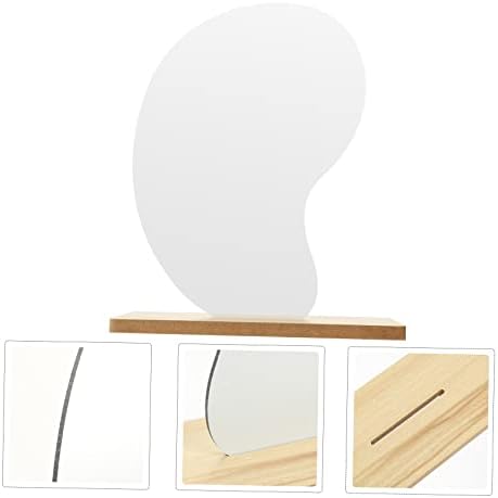 MAGICLULU Desktop Vanity Mirror with Wooden Base