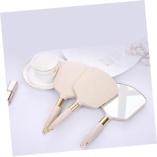BESTYASH Handheld Vanity Mirror with Hook for Travel and Home Use