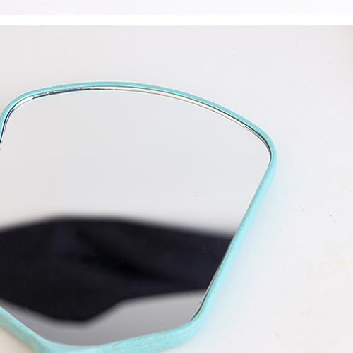 WRITWAA 1pc Portable Handheld Makeup Mirror with Wall Hanging Hole