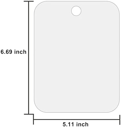 WAURCSY Fogless Shower Mirror 2PCS Set