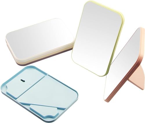 DVHOK 8-Inch Desktop Makeup Mirror with Hanging Design