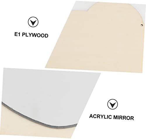 ORFOFE Waterproof Acrylic Bathroom Mirror