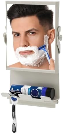 APLOP Fogless Shower Mirror with Magnification and Razor Holders