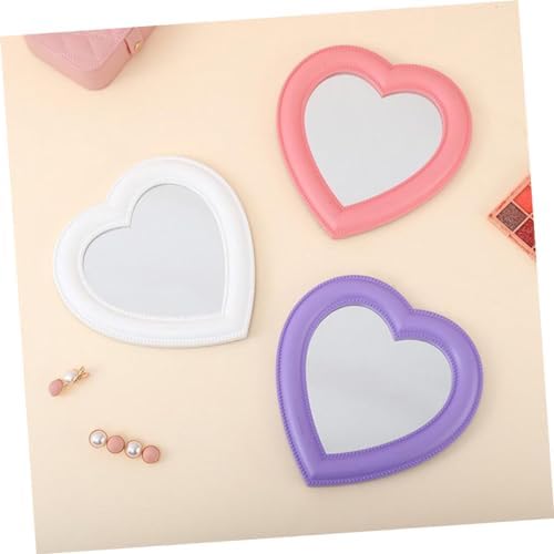 Gatuida 2pcs Heart Shape Makeup Mirror