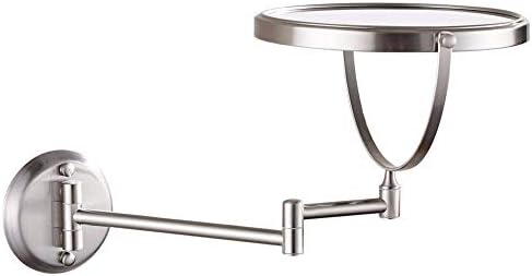 LCARY Adjustable Makeup Mirror 6inch Wall Mounted