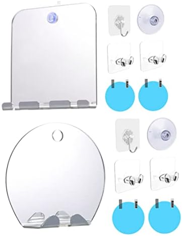 CurcKua Anti-Fog Acrylic Shower Mirror 1