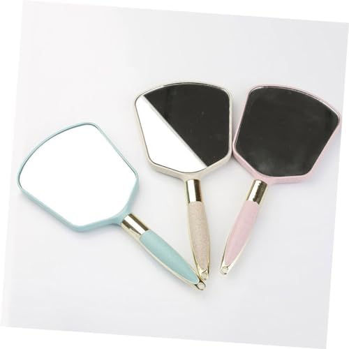 PLAFOPE Handheld Mirror with Handle Lightweight Portable Vanity Makeup Mirror