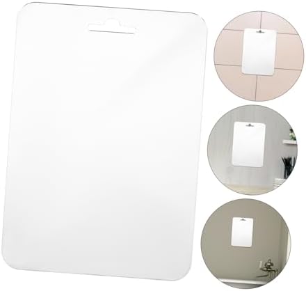 Unbreakable Makeup Mirror 30x20cm Acrylic Wall Hanging for Bathroom Camping Travel