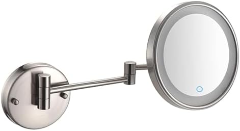 LED Vanity Mirror with Touch Sensor and Swivel Arm