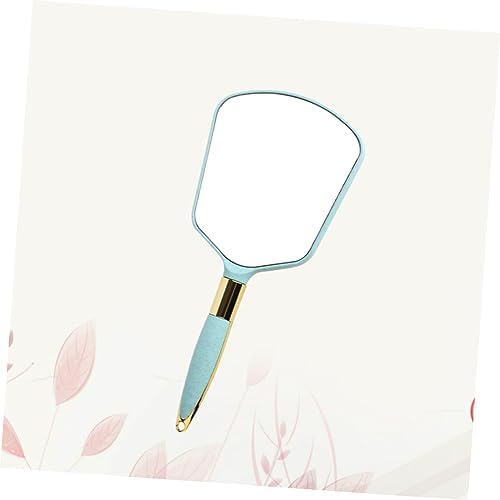 Handheld Cosmetics Mirror with Wall Hanging Hole
