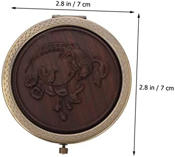 Ipetboom Foldable Makeup Mirror Two-Sided Glass