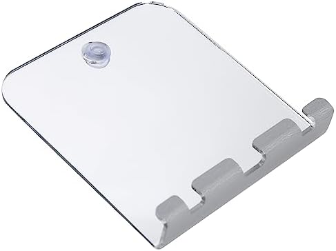 JUOPZKENN Fogless Shower Mirror with Shaving Holder