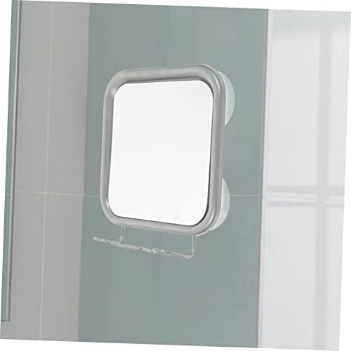 Yardwe Hook Vanity Mirror for Shower Shaving Anti Fog Mirror