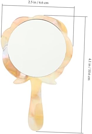 DOITOOL Heart Shaped Compact Travel Mirror for Women