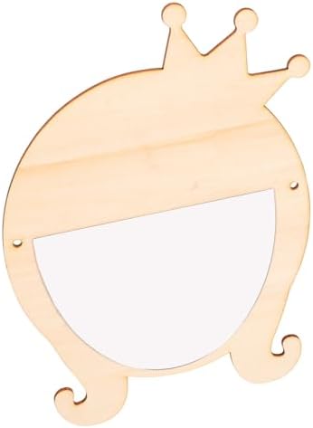 Cute Wooden Makeup Mirror for Girls Home Decor