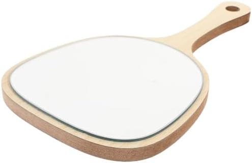 Bamboo Handheld Mirror - Wall Mounted Portable Vanity Mirror