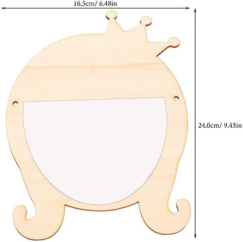 Beaupretty Cartoon Wall-Mounted Makeup Mirror